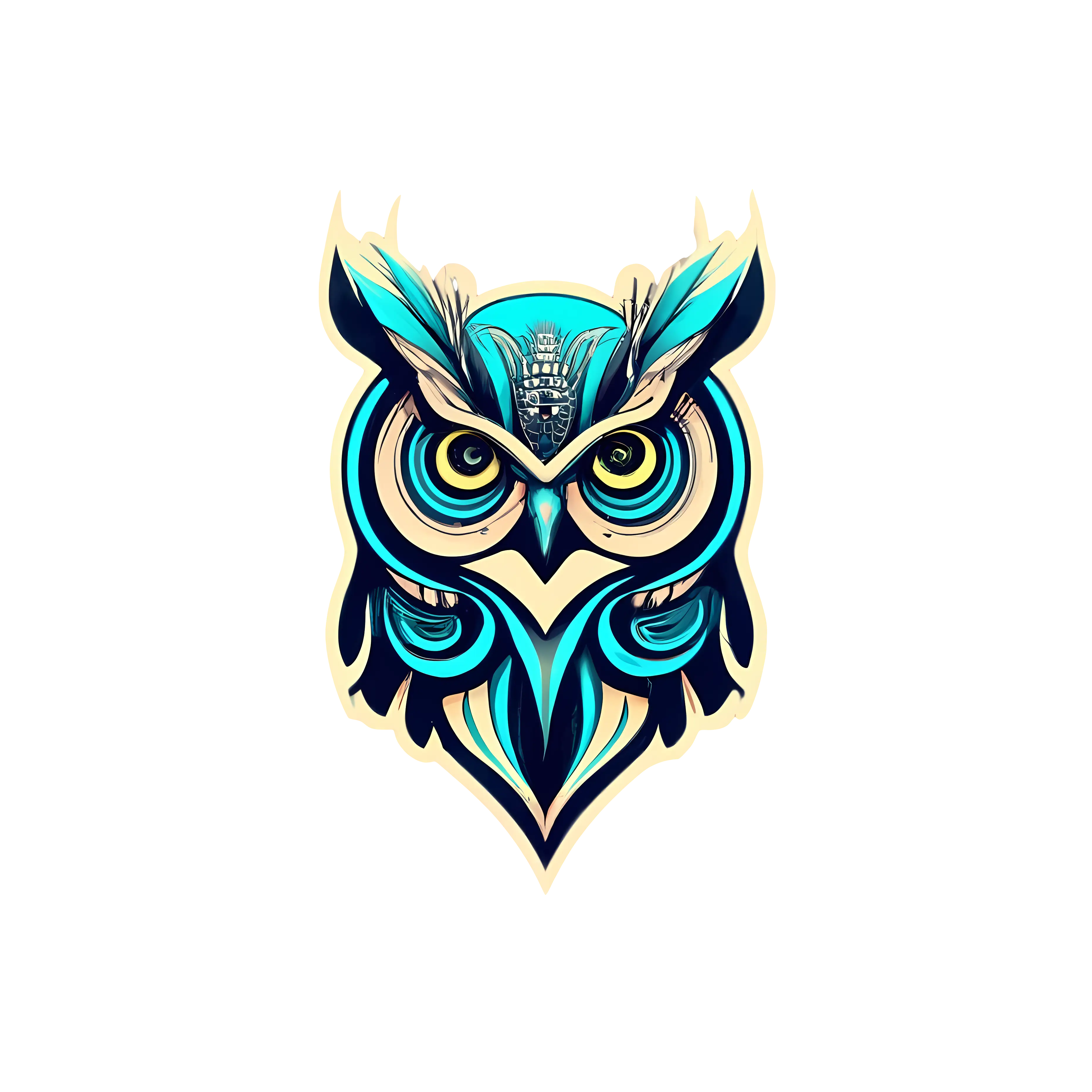Stylized Owl Illustration