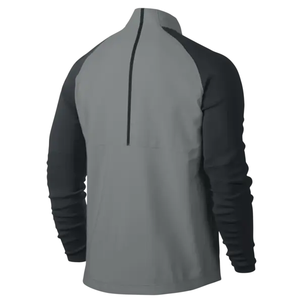 Grey and Black Long-Sleeved Pullover