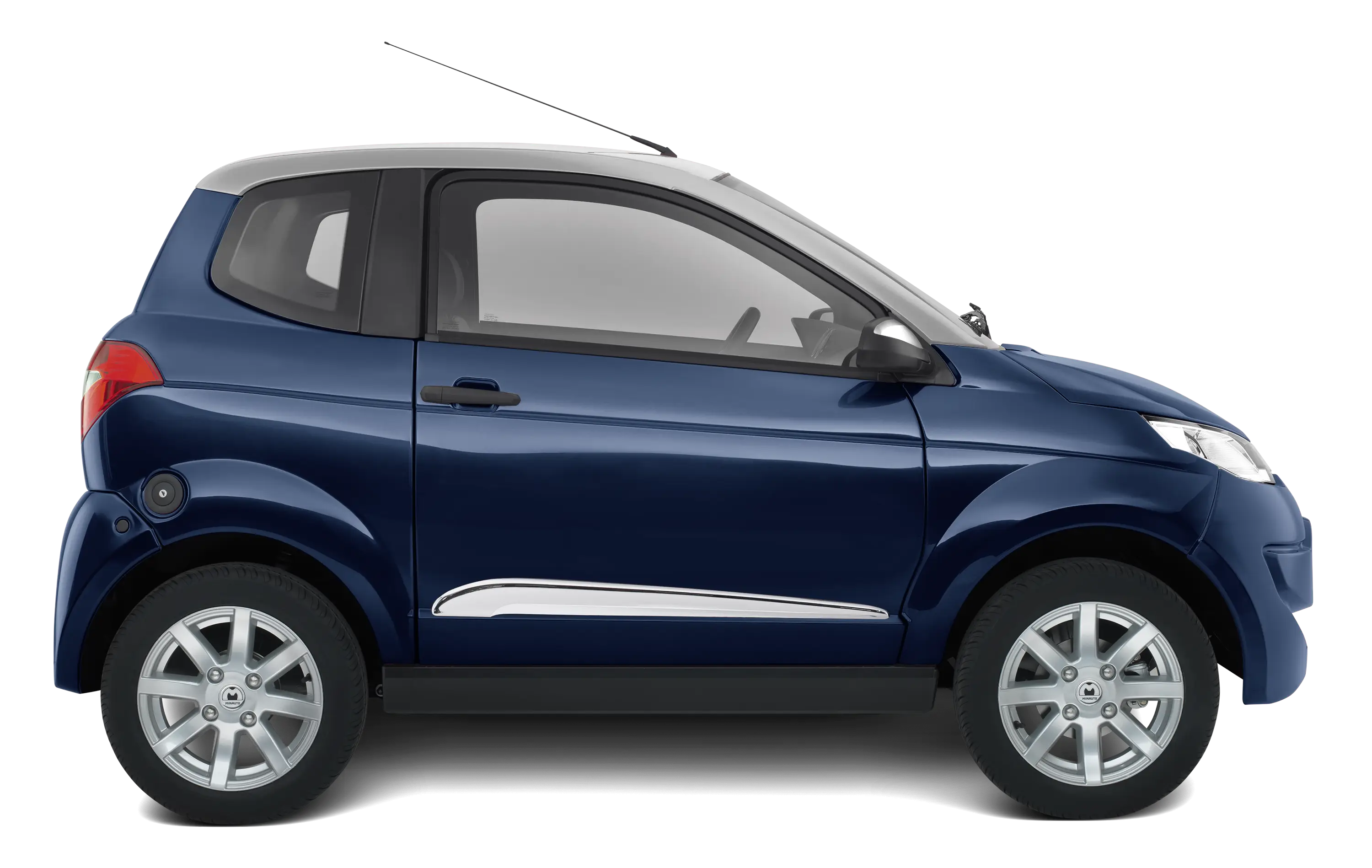 Compact Blue Car Illustration