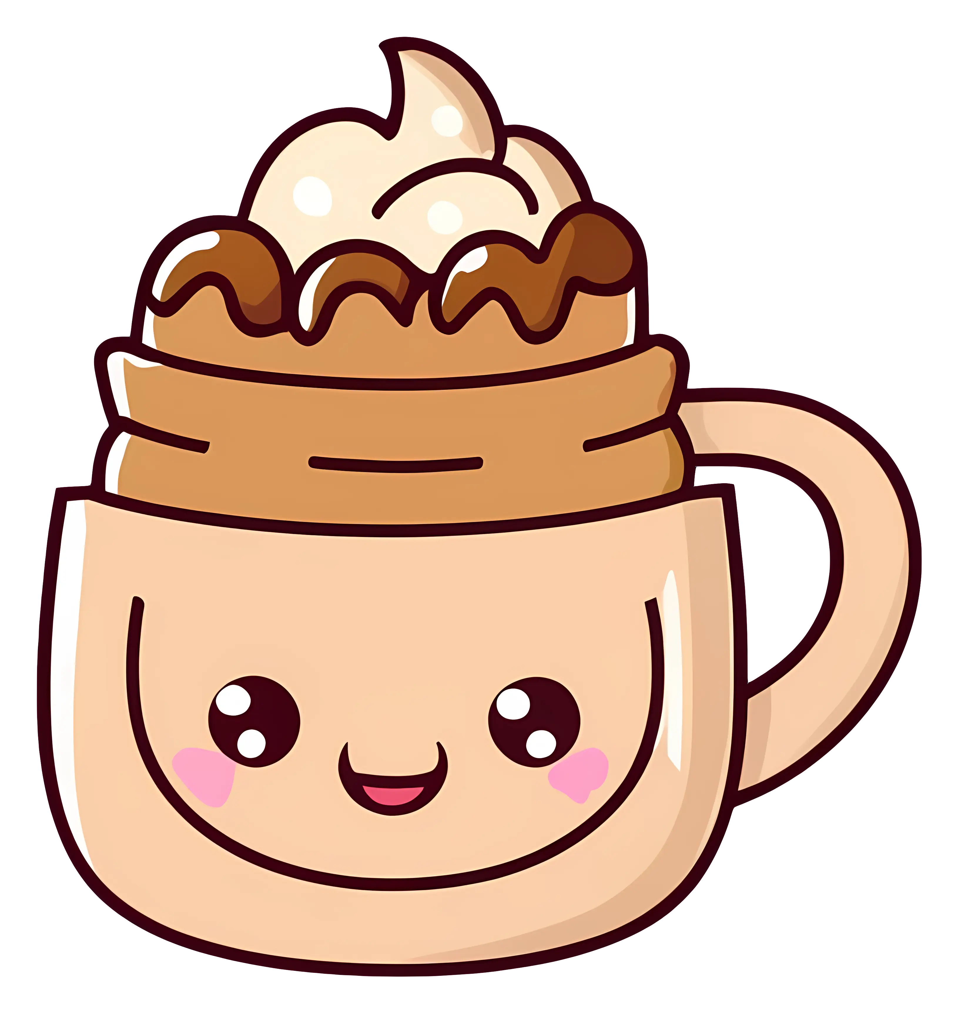 Cute Hot Chocolate Cartoon