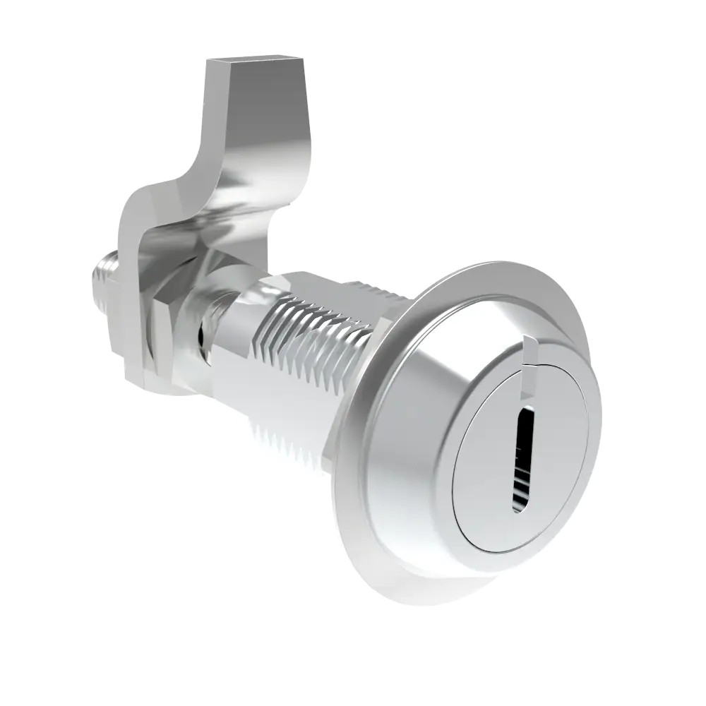 Chrome Cabinet Lock for Enhanced Security