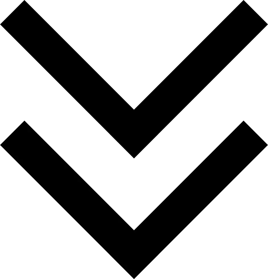 Double Down Arrow Symbol