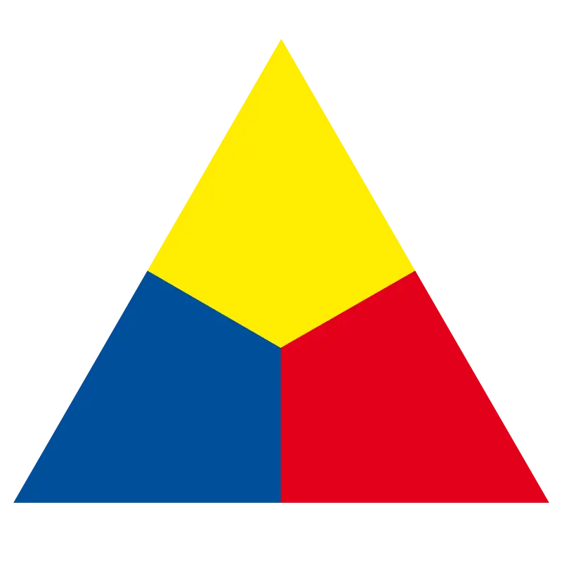 Colorful Geometric Triangle