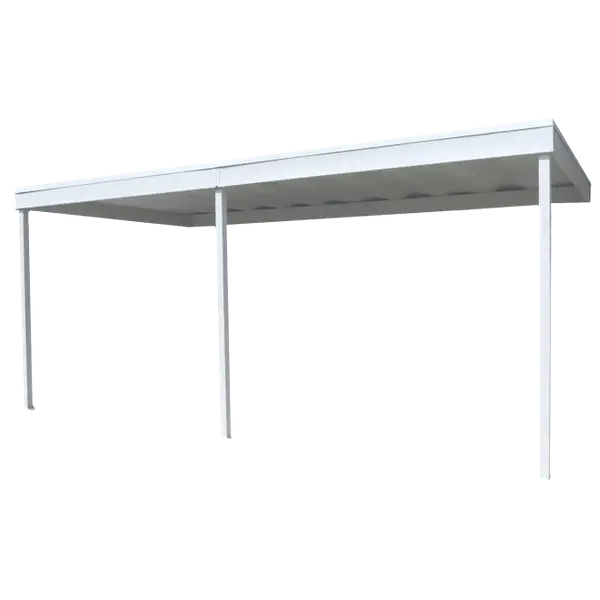 Simple White Metal Canopy