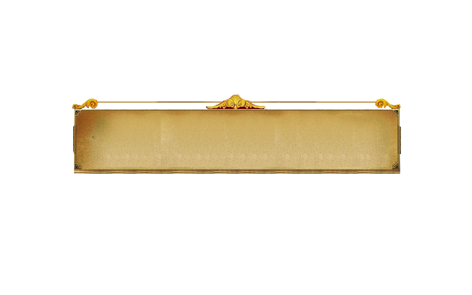 Elegant Gold Nameplate for Office