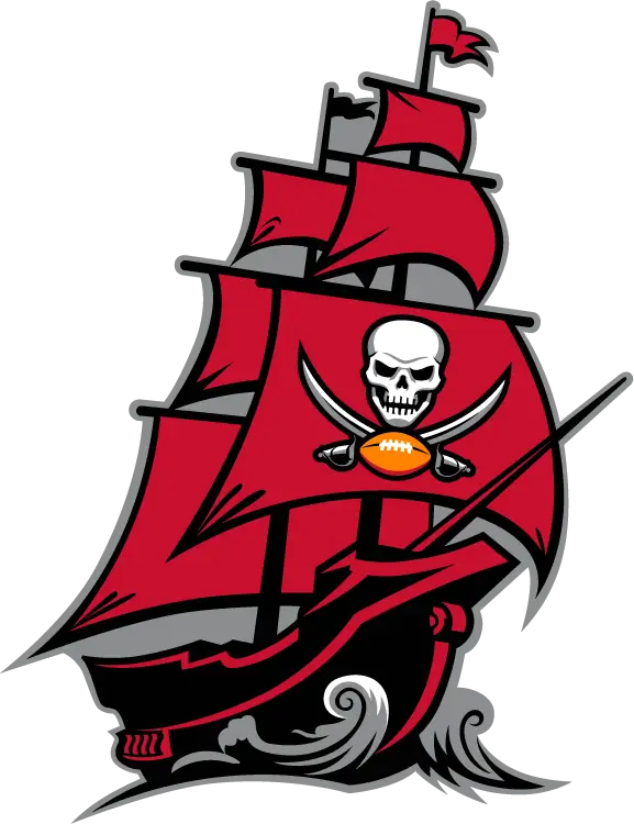 Illustration of a Pirate Ship with Skull Flag