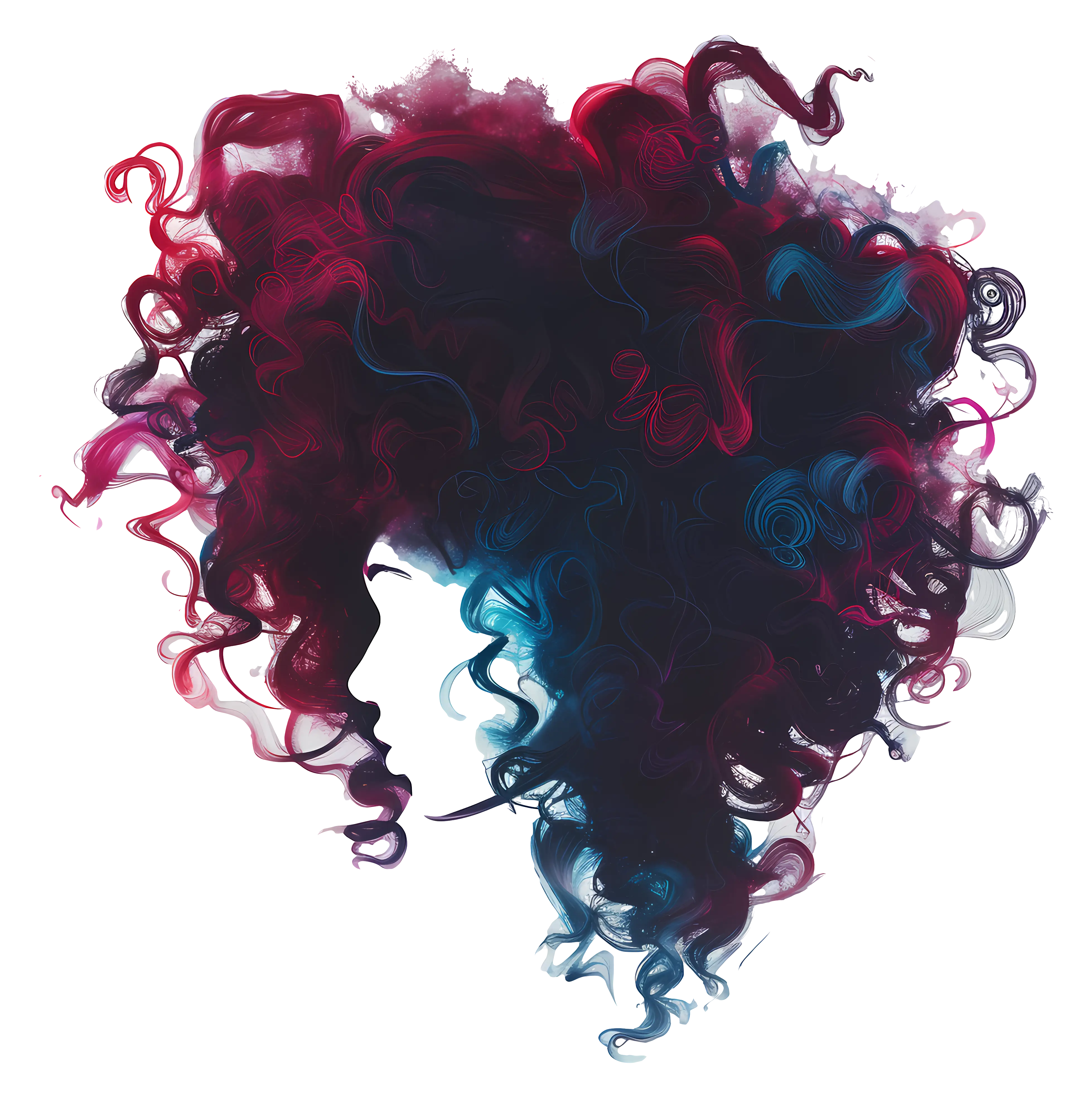 Colorful Curly Hair Wig