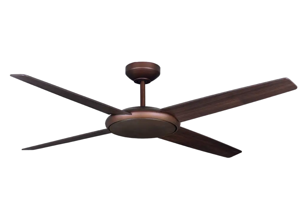 Dark Wood Finish Ceiling Fan