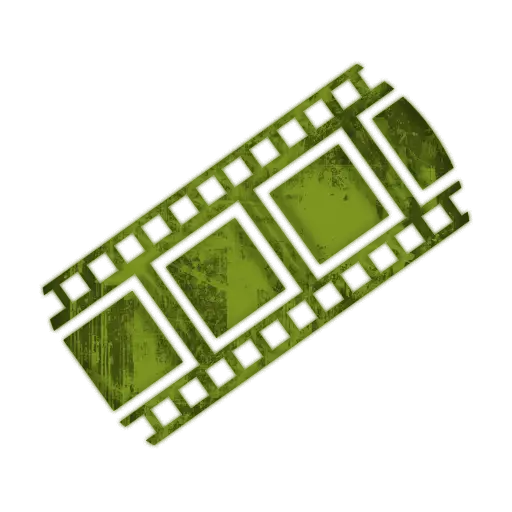 Green Film Strip Illustration