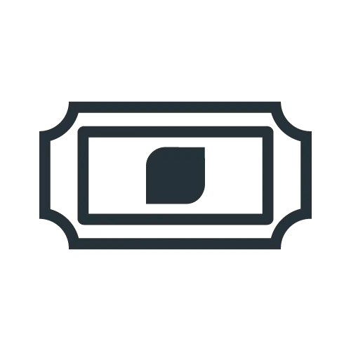 Simple Ticket Icon Illustration