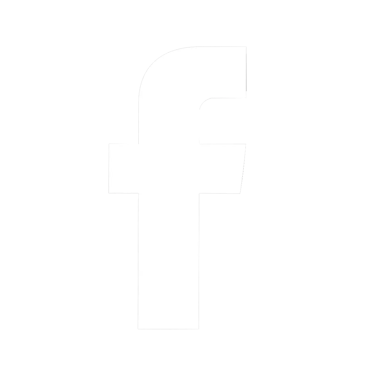 White Facebook Logo