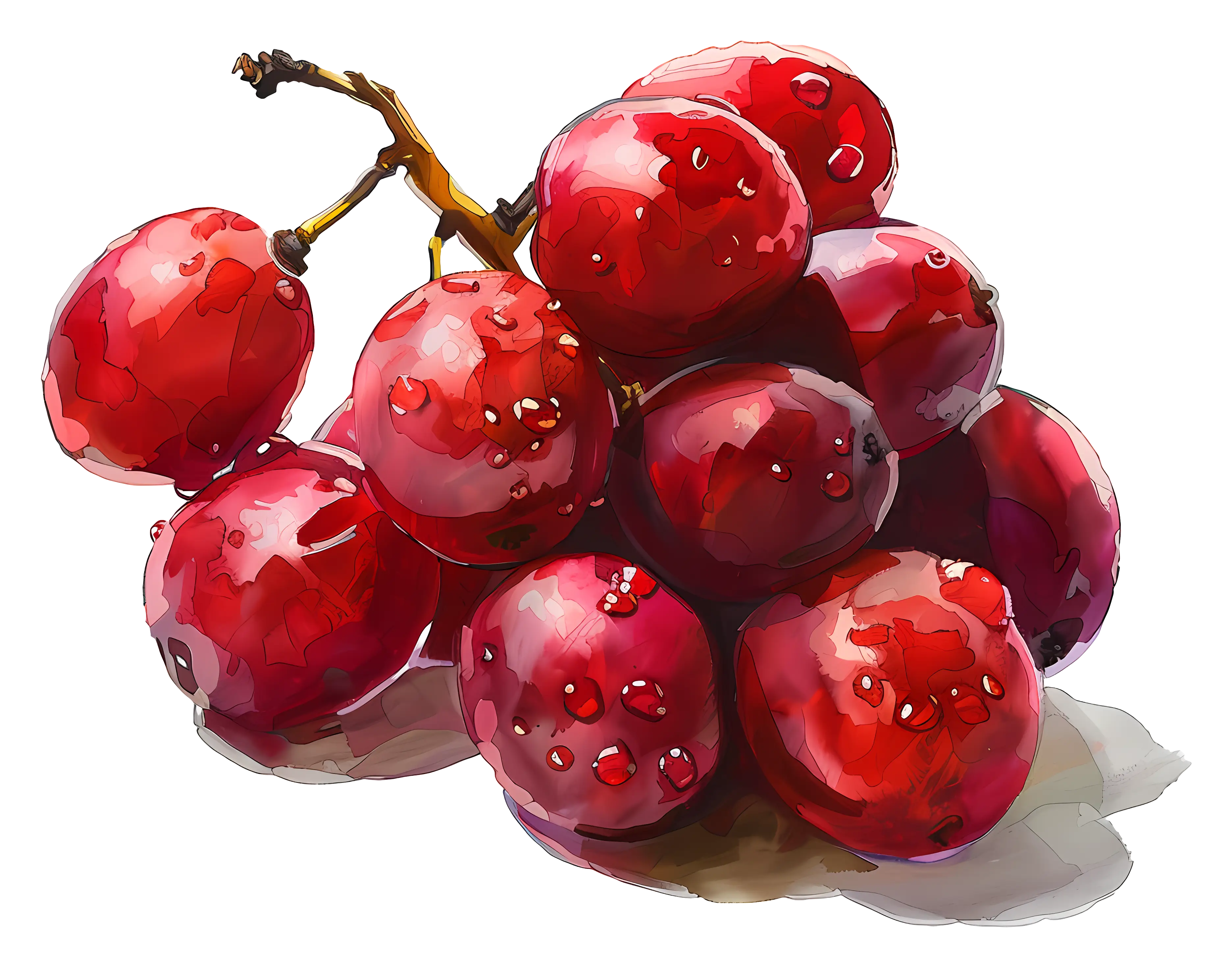 Juicy Red Grapes