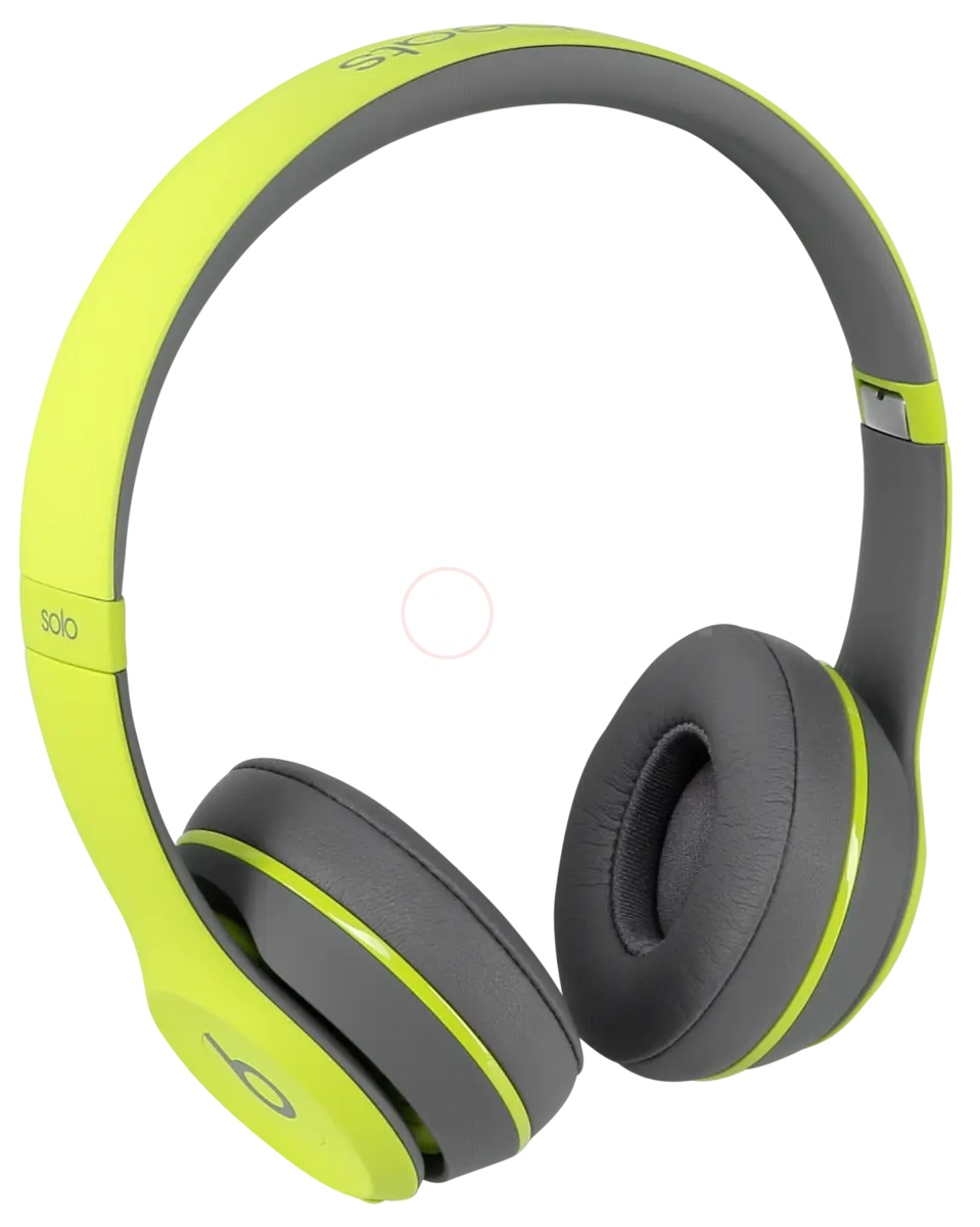 Yellow Over-Ear Headphones for Music