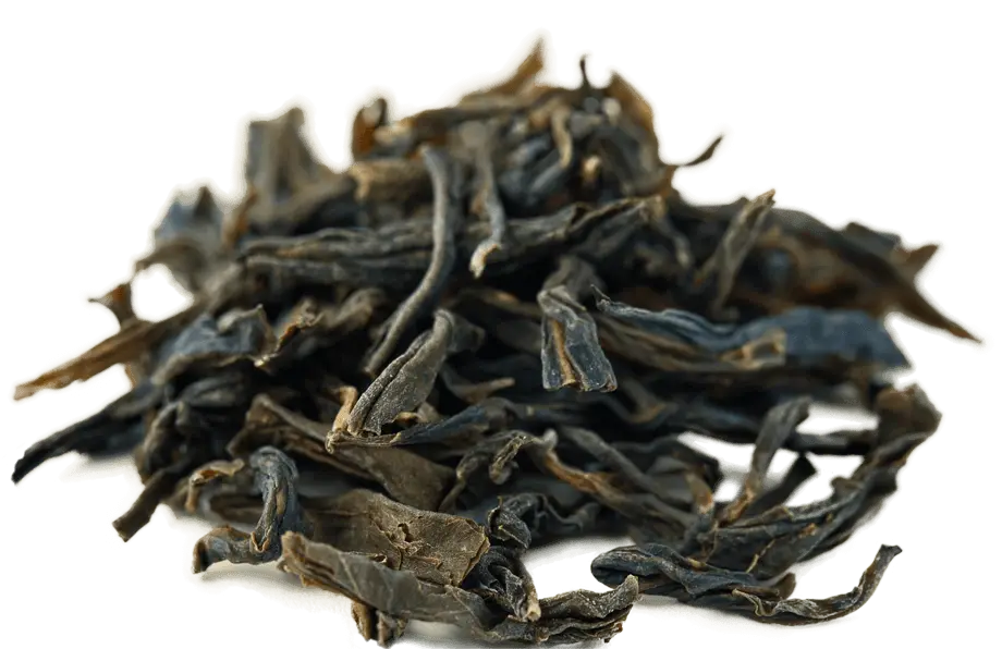 Dried Tea Leaves Close-Up