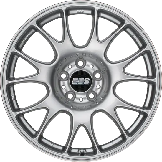 Silver BBS Car Rim Design