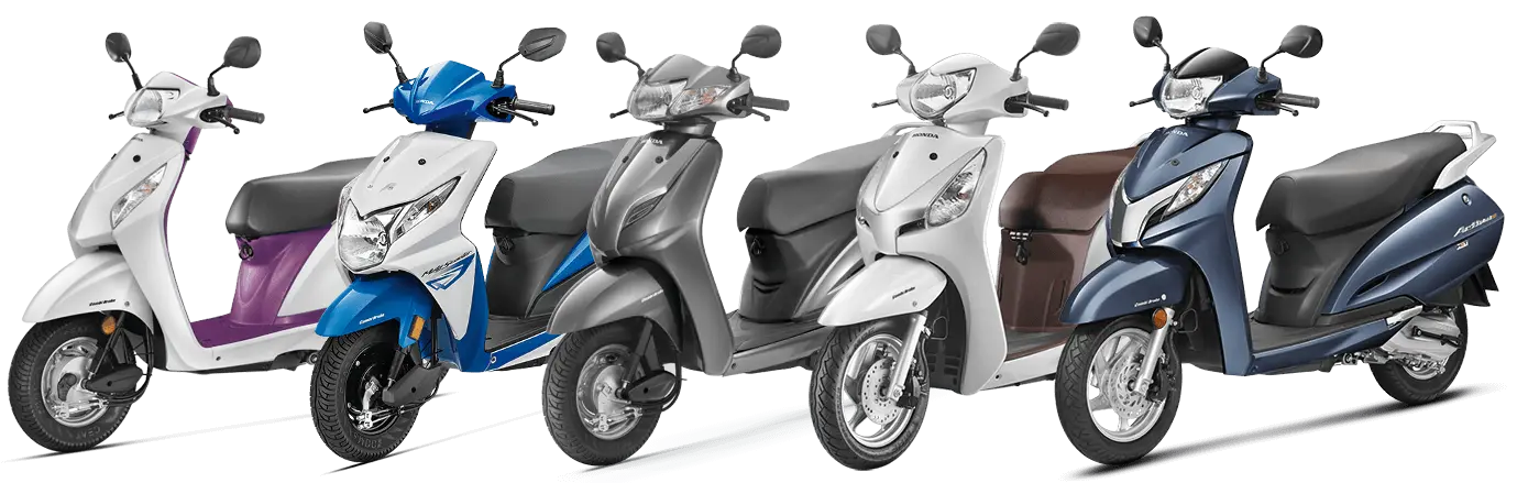 Colorful Scooters for Urban Transport