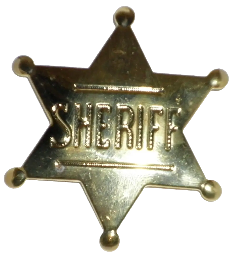Sheriff Star Badge Representation