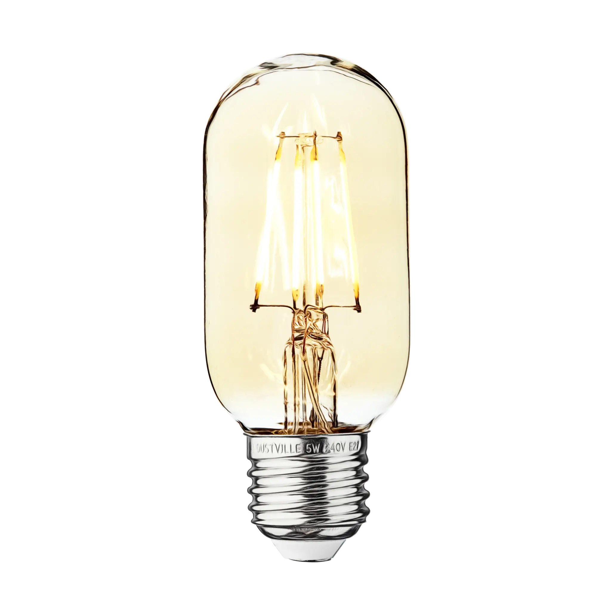 Tube-Shaped Filament Light Bulb for Vintage Design