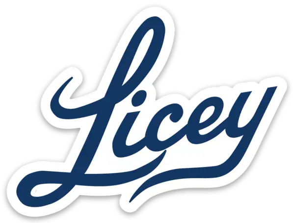 Licey Logo in Blue Text