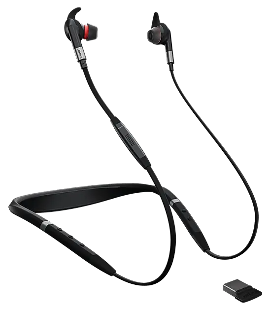 Black Wireless Bluetooth Earphones with Neckband