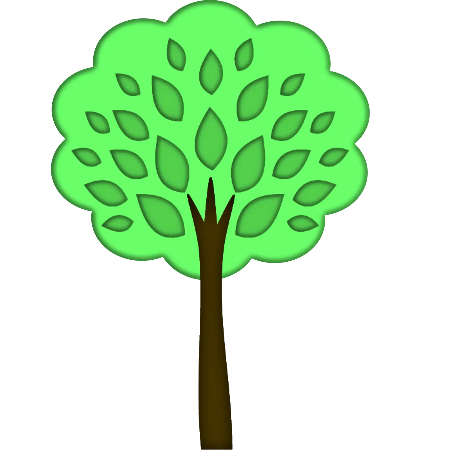 Green Tree Simple Illustration