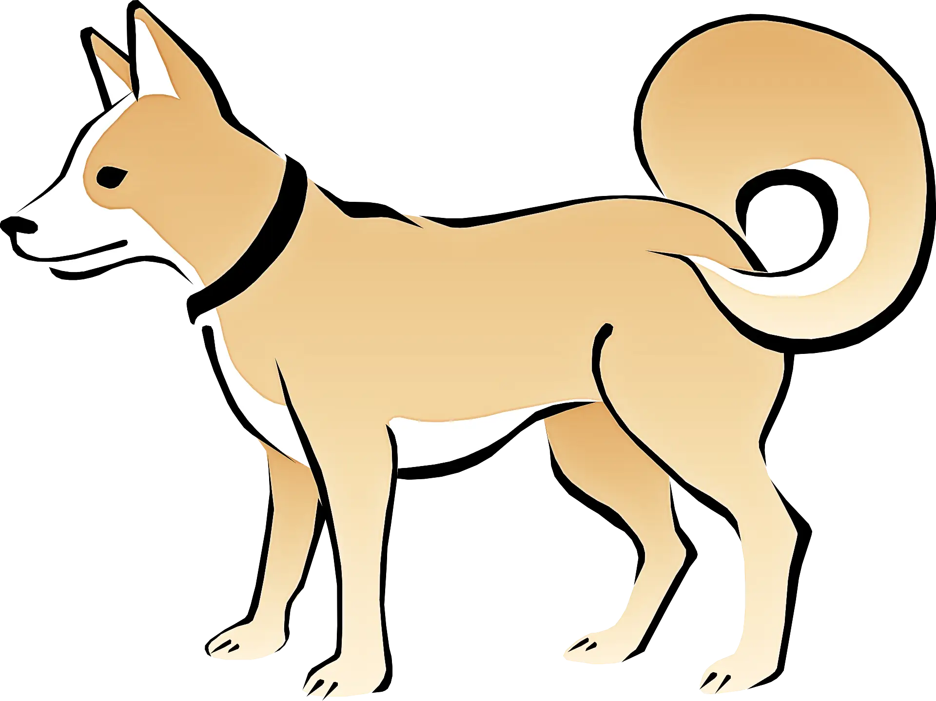 Adorable Dog Illustration Design