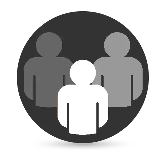 Group of People Icon Depicting Team or Community