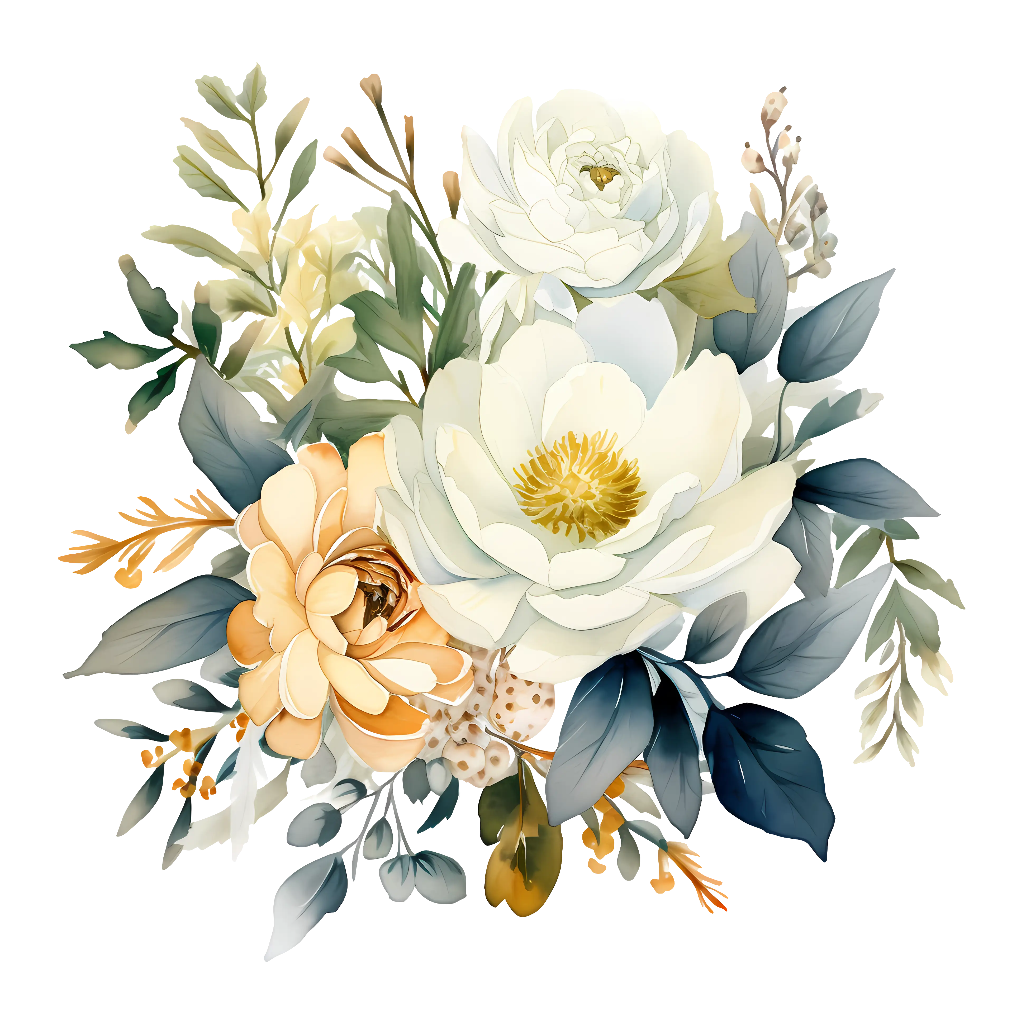 Beautiful Floral Bouquet with Various Flowers