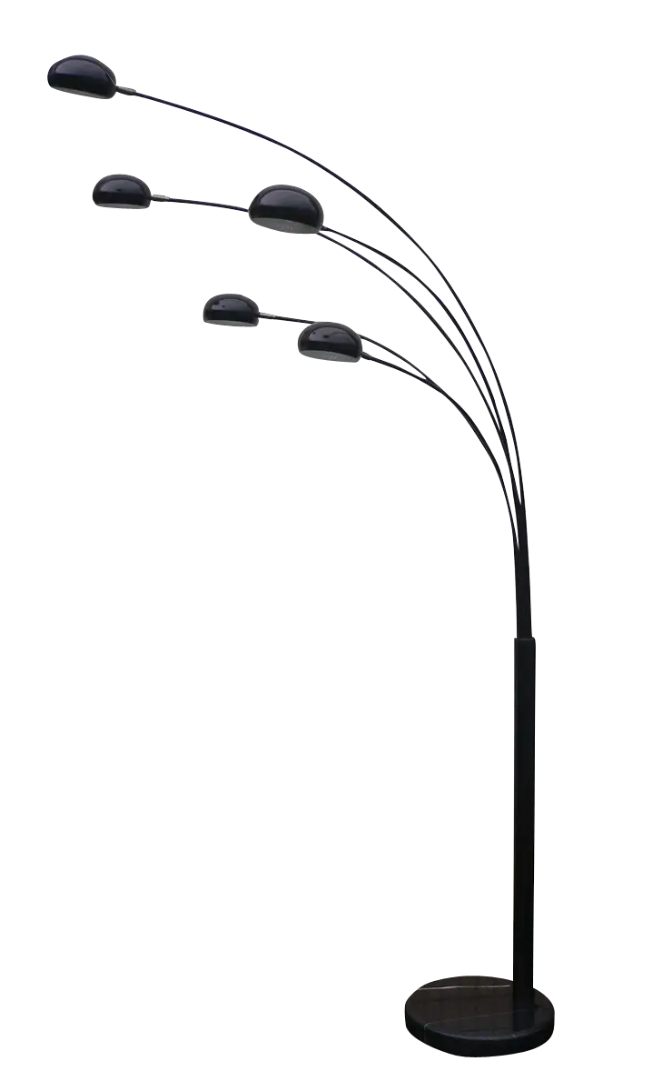 Black Arched Floor Lamp Design