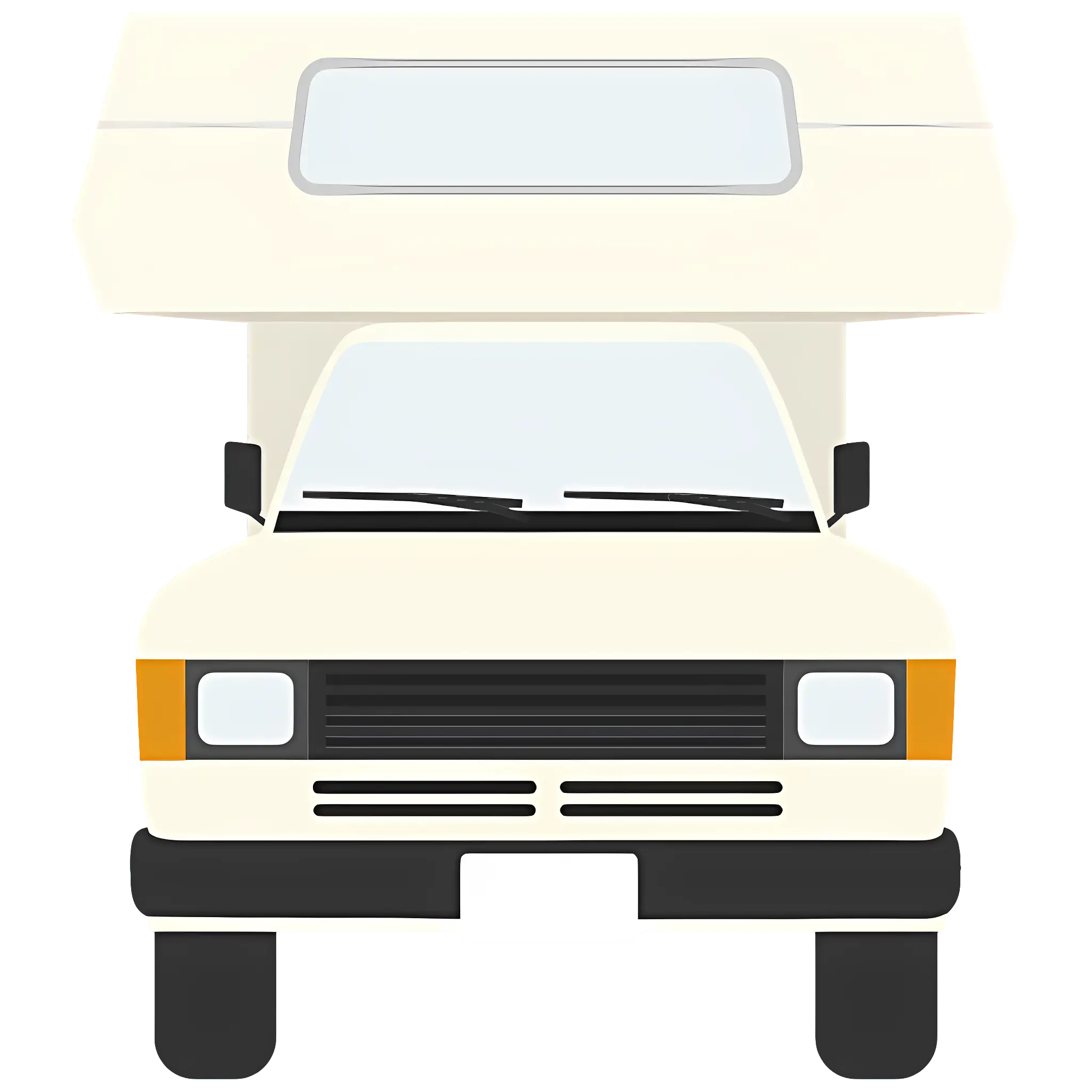 Front View of Camper Van