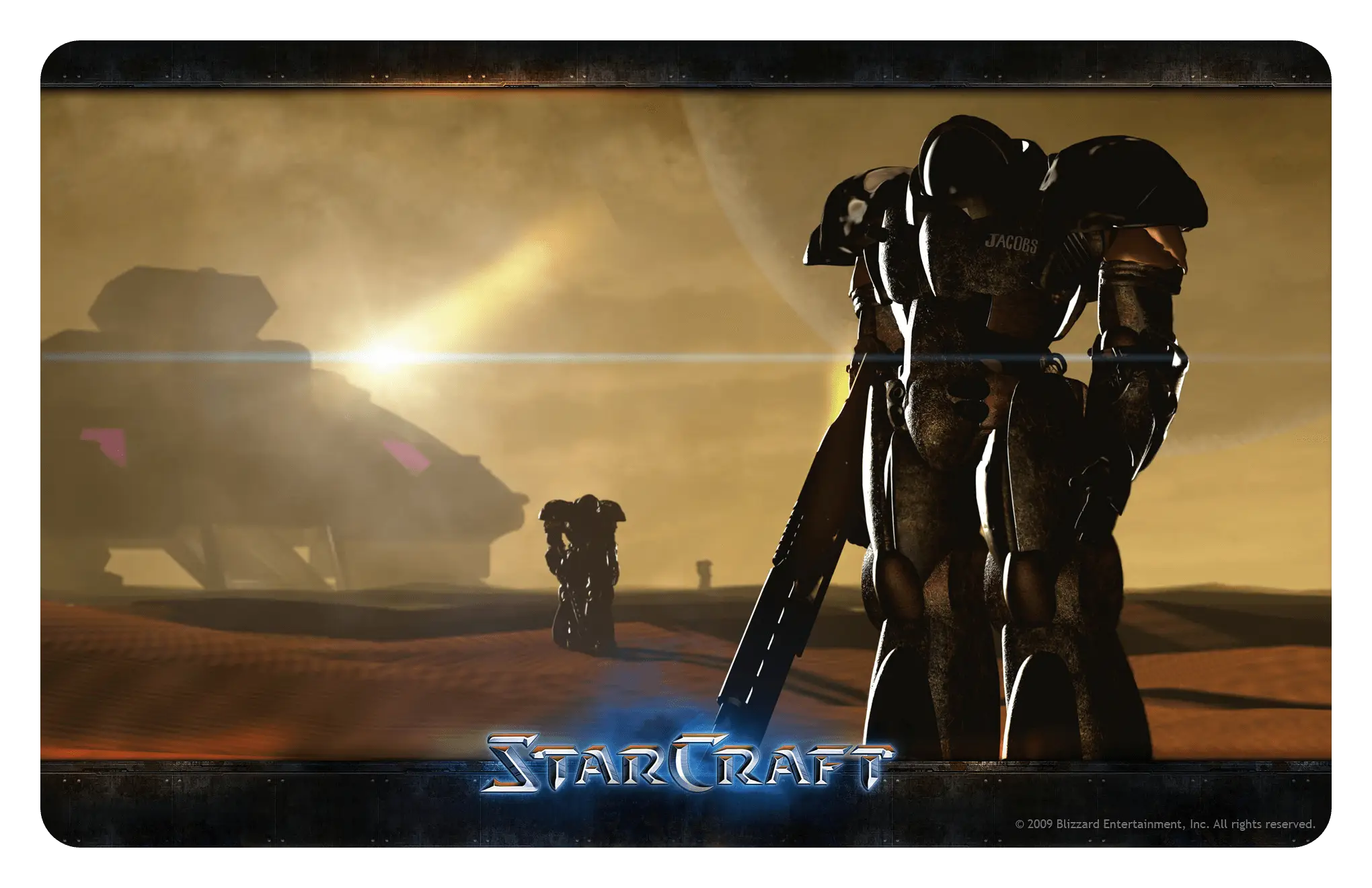 StarCraft Sci-Fi Game Scene
