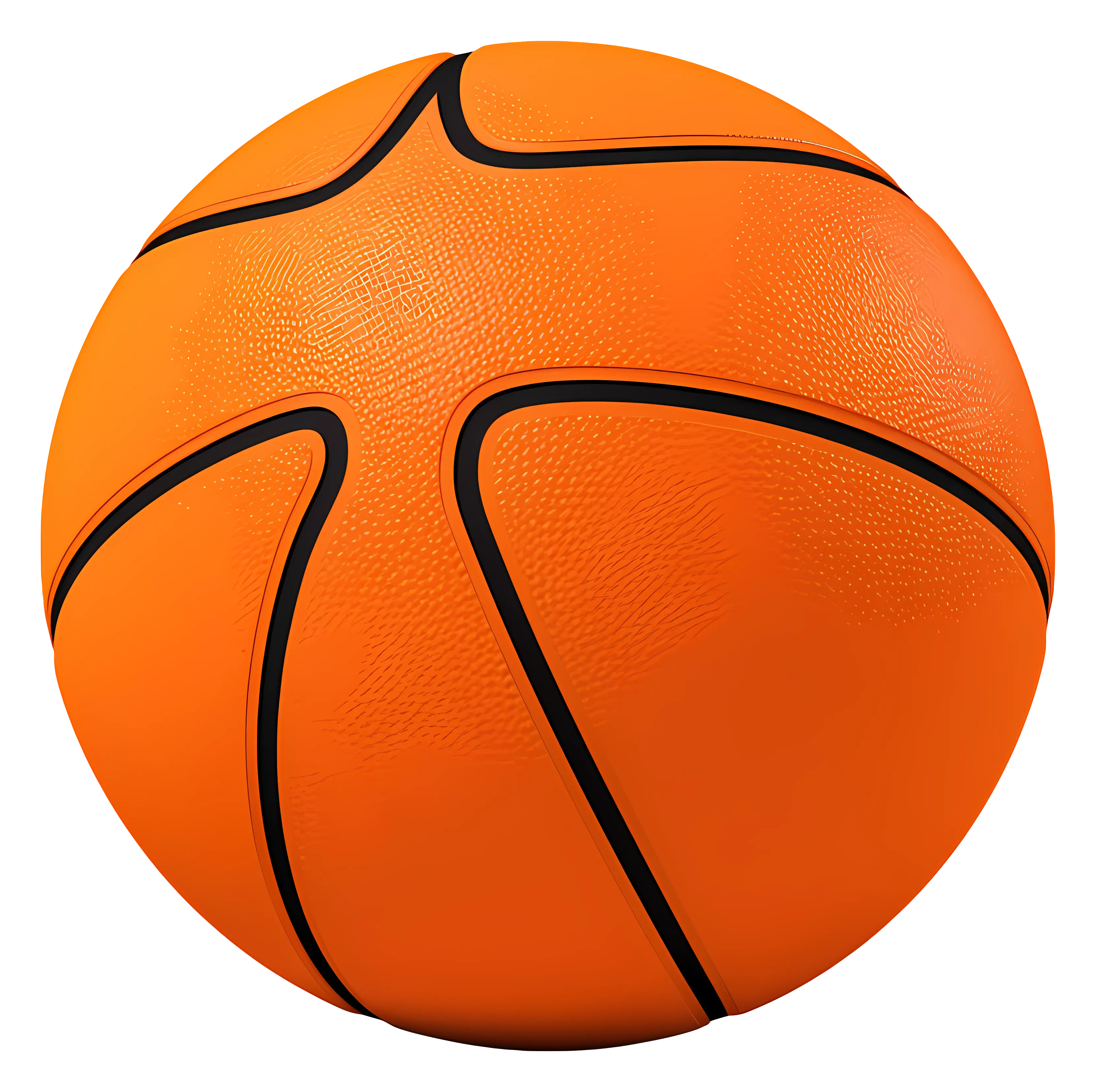 Orange Basketball Illustration