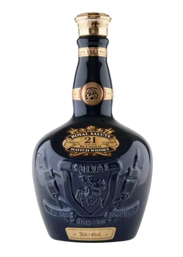 Royal Salute 21-Year-Old Scotch Whisky Bottle