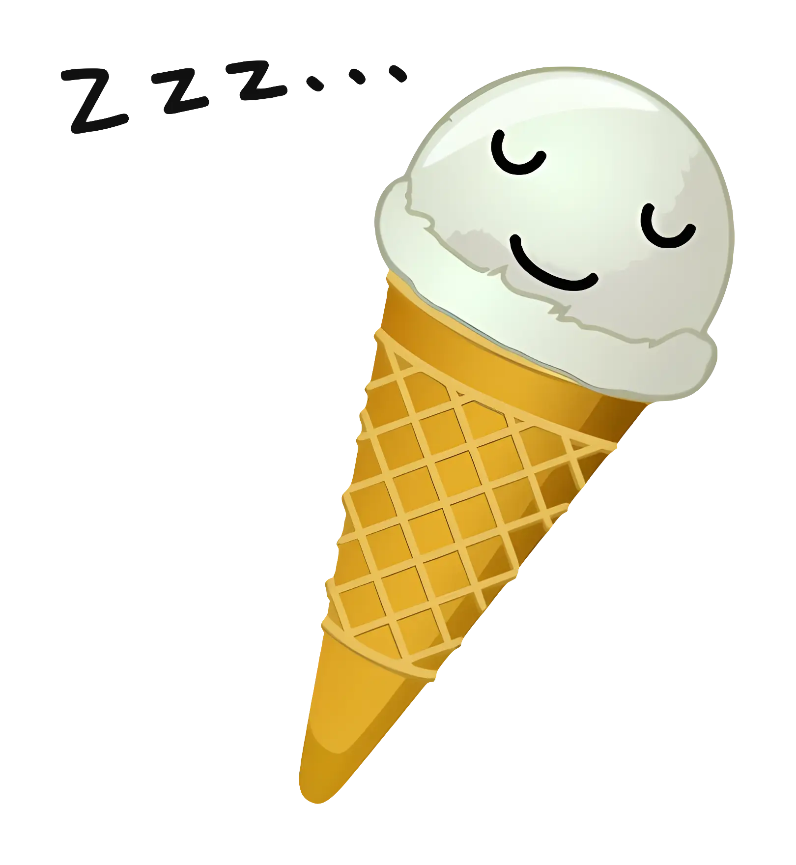 Sleeping Ice Cream Cone