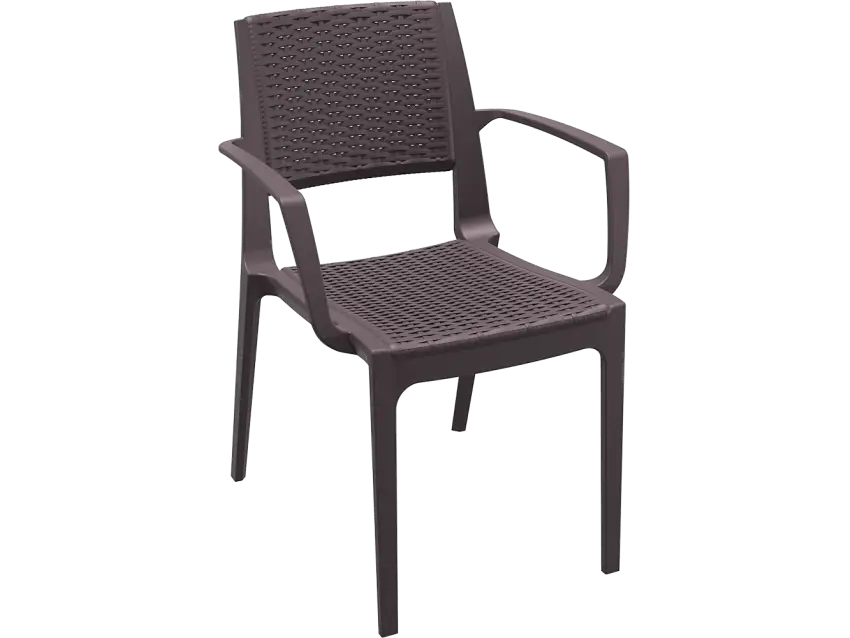Durable Brown Plastic Chair