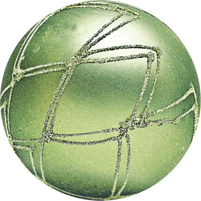 Green Glittery Ornament
