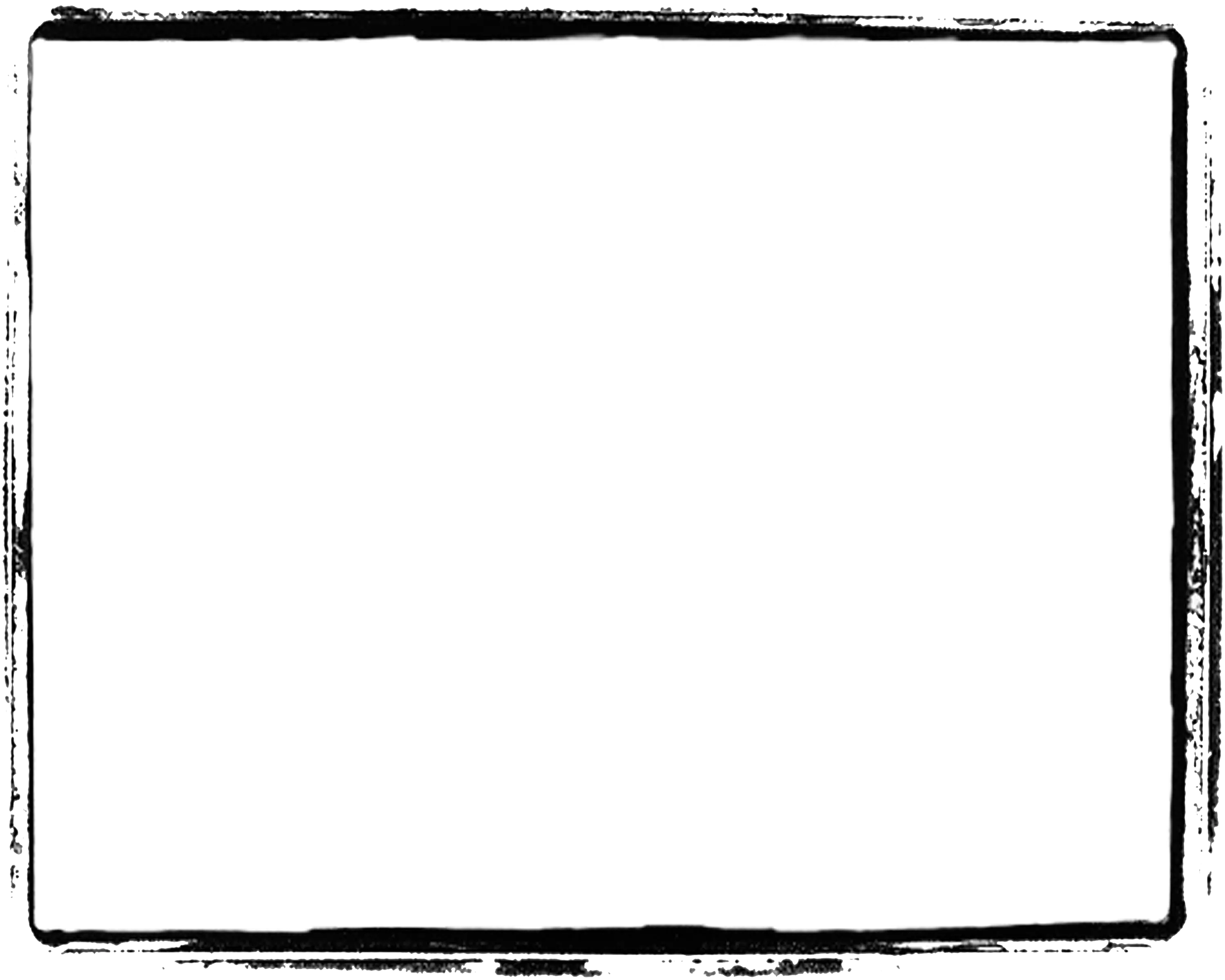 Black Grunge Frame for Photo Editing