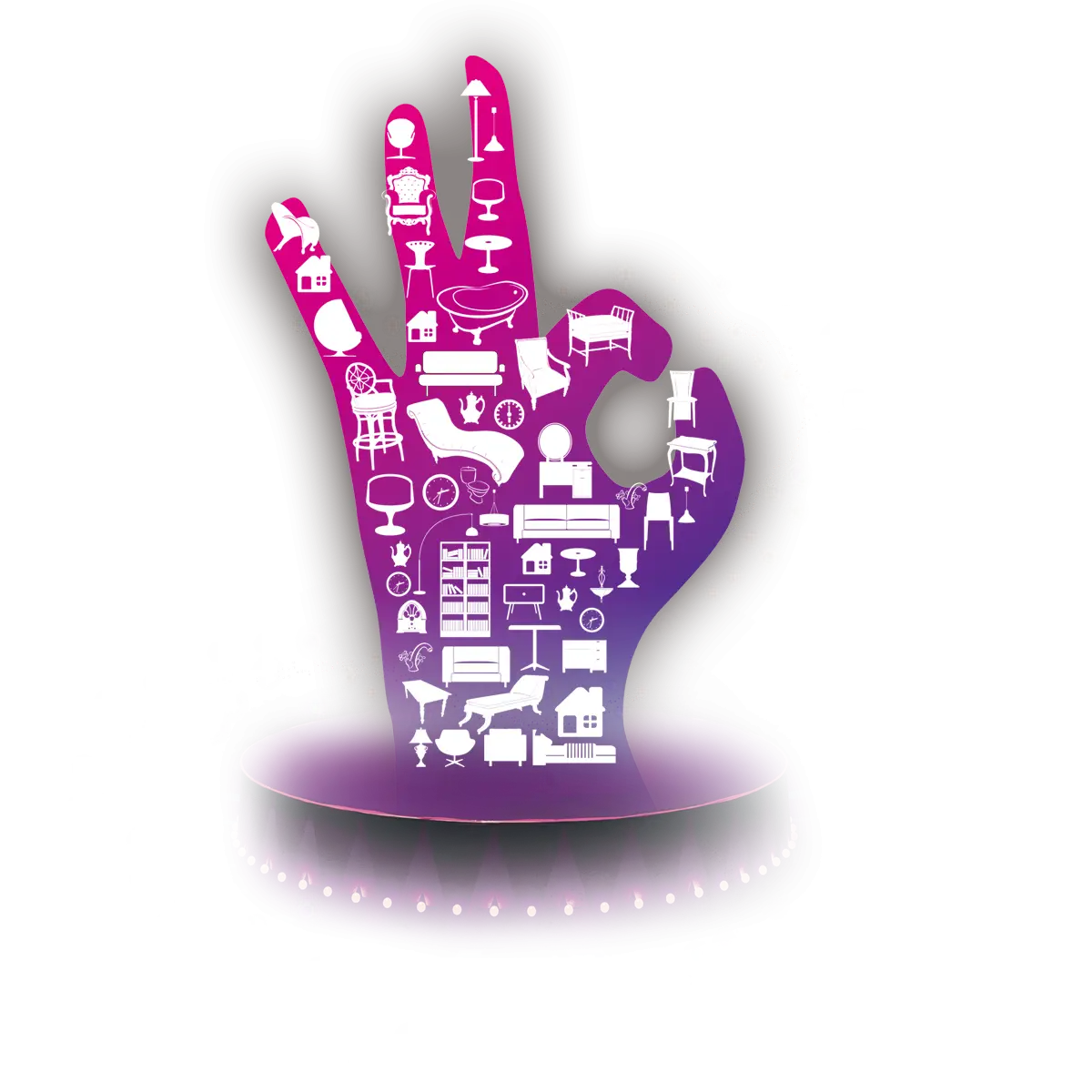 Hand Gesture with Icons