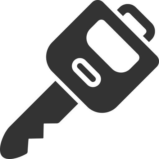 Car Key Symbol Icon