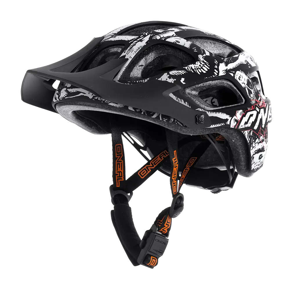 Black Cycling Helmet with Strap