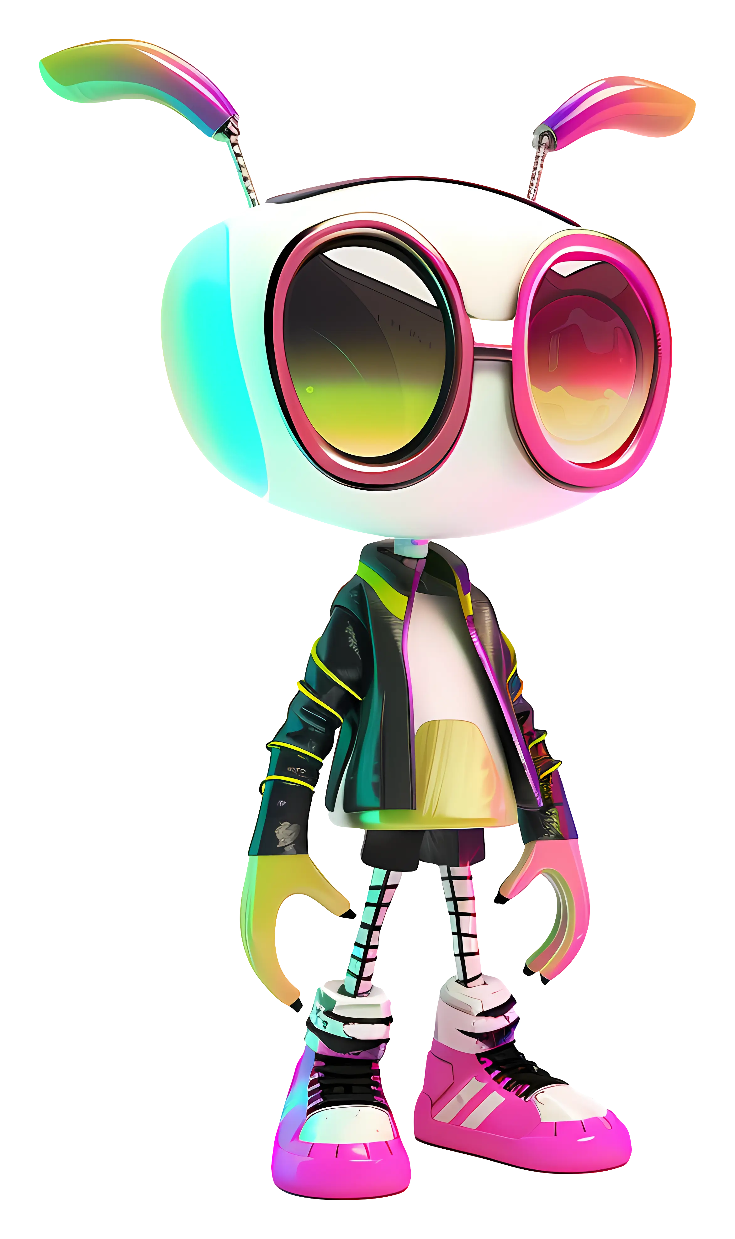 Cool Alien with Sunglasses