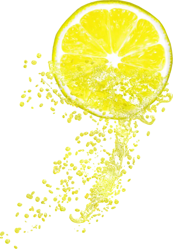 Lemon Slice with Splash