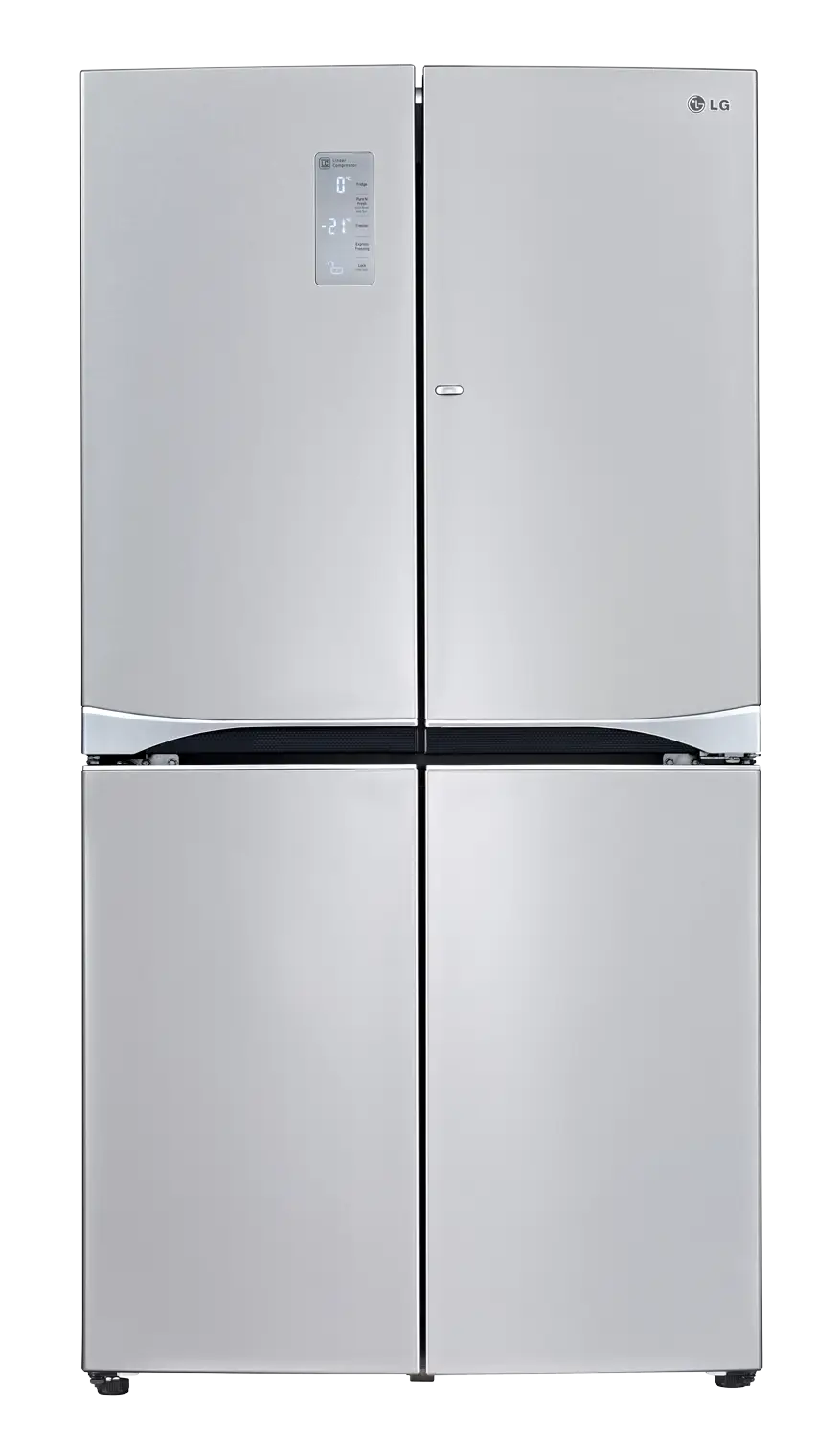 Modern Silver Refrigerator