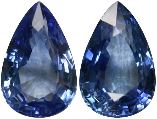 Blue Teardrop Gemstones
