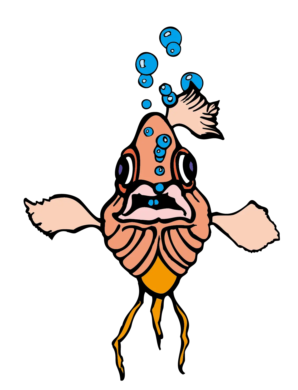 Cartoon Fish Illustration