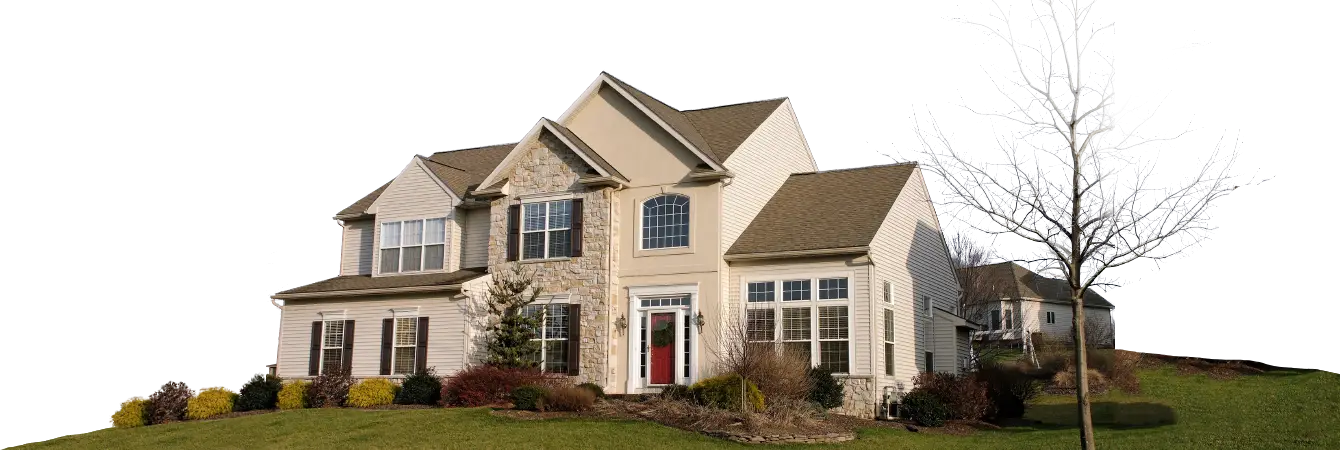 Beautiful Suburban House with Lawn