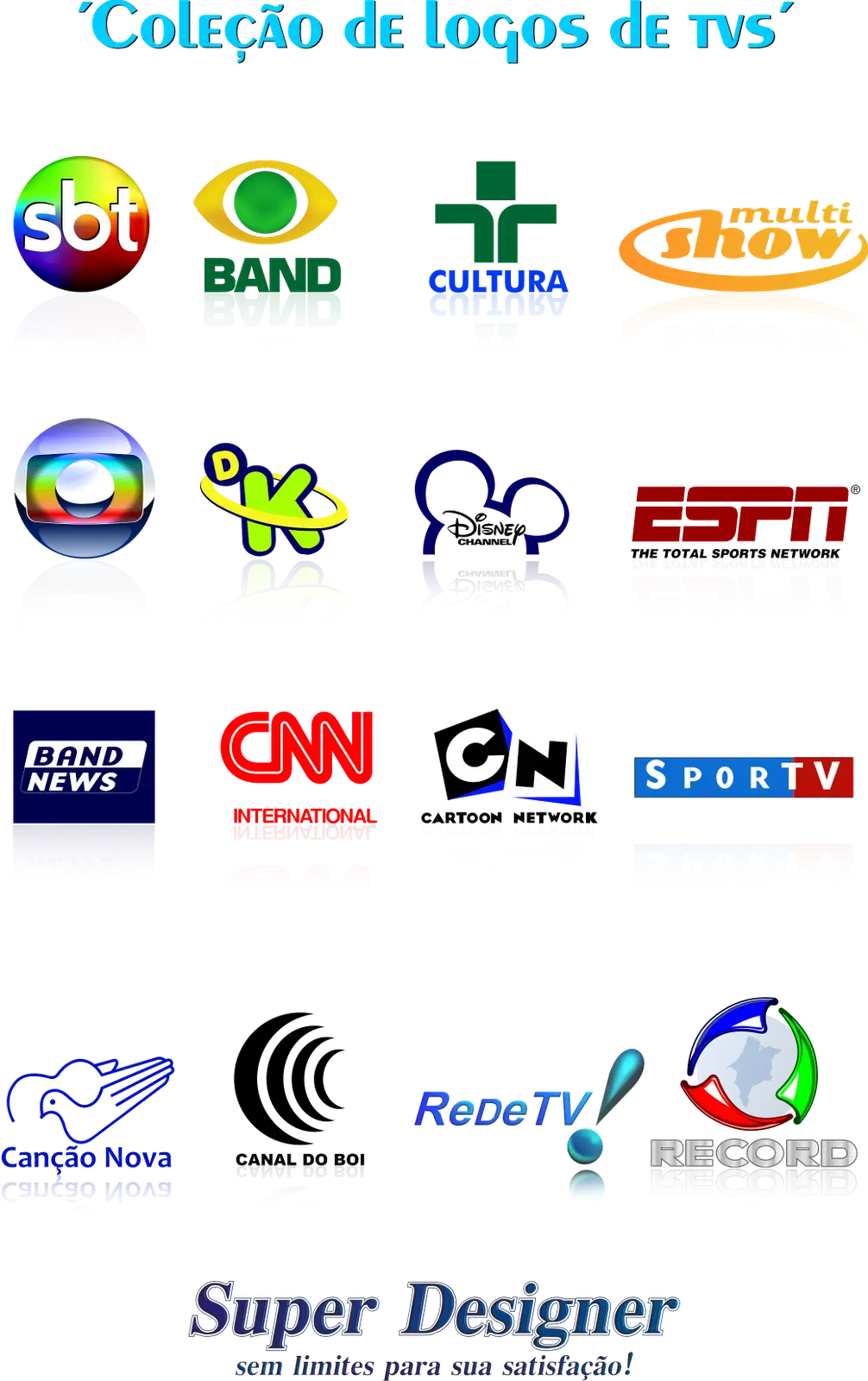Collection of TV Channel Logos