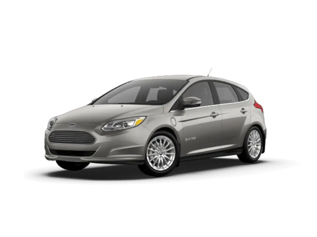 Silver Ford Electric Hatchback