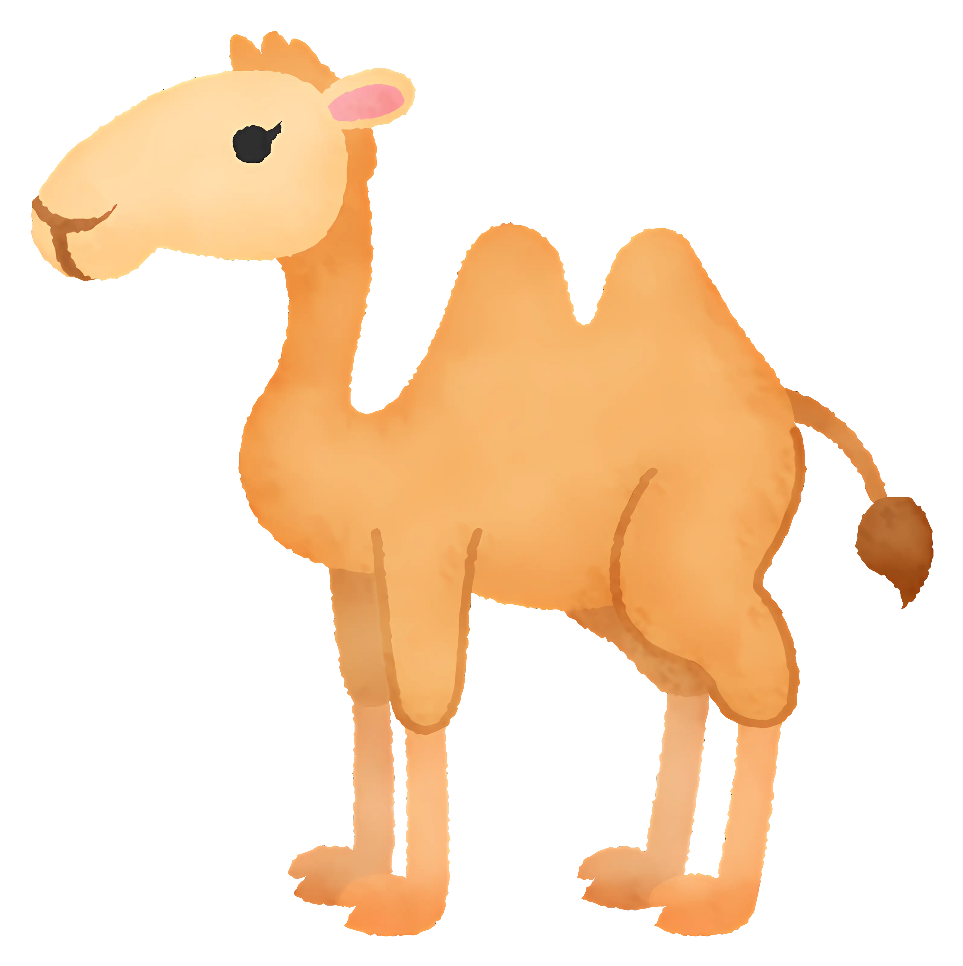 Cute Cartoon Camel Illustration