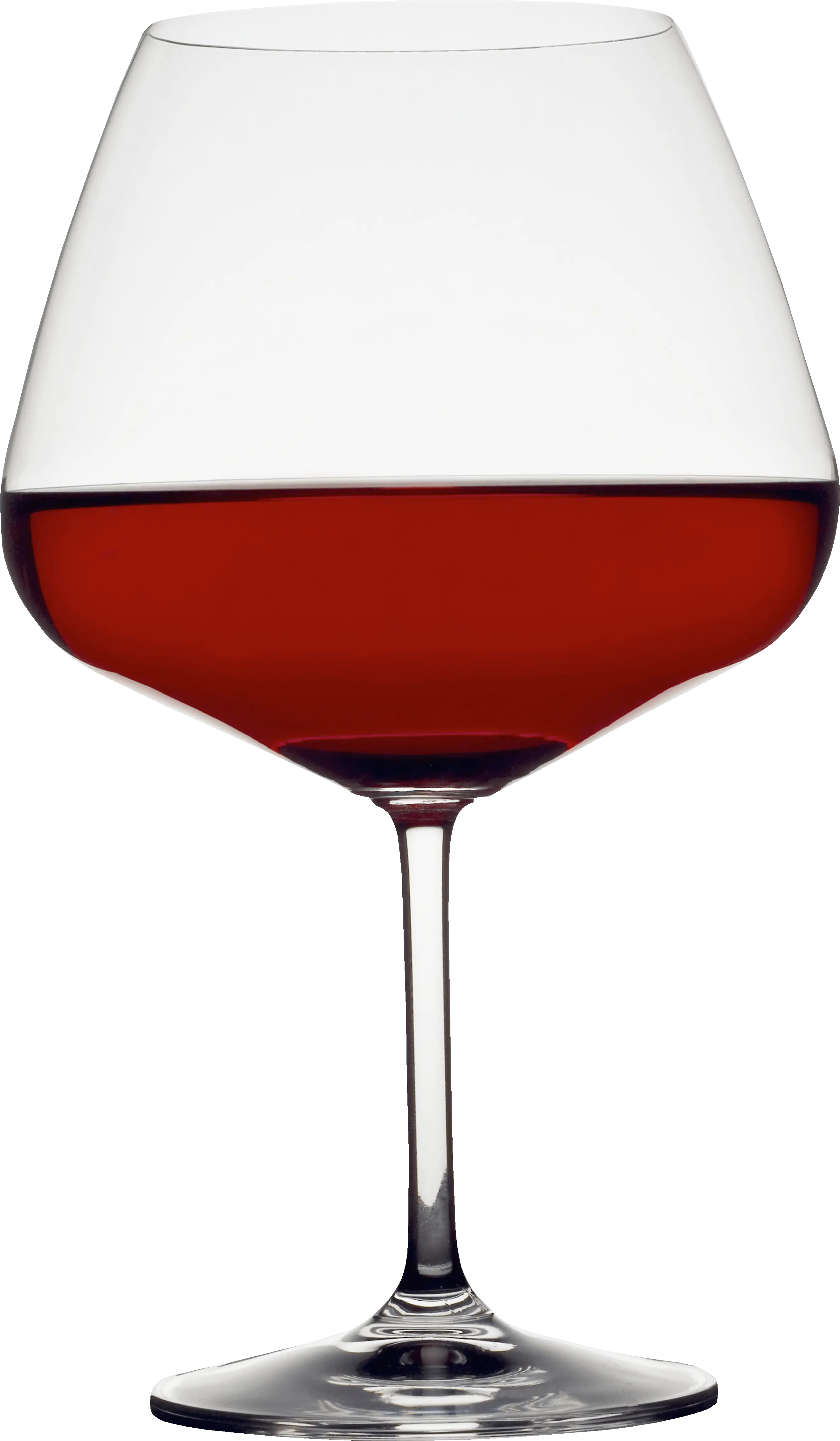 Elegant Wine Glass with Red Wine